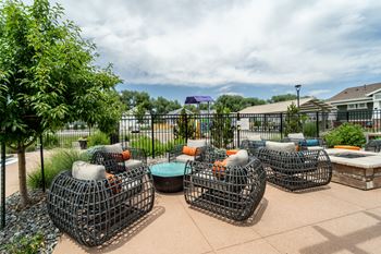 Outdoor lounge seating